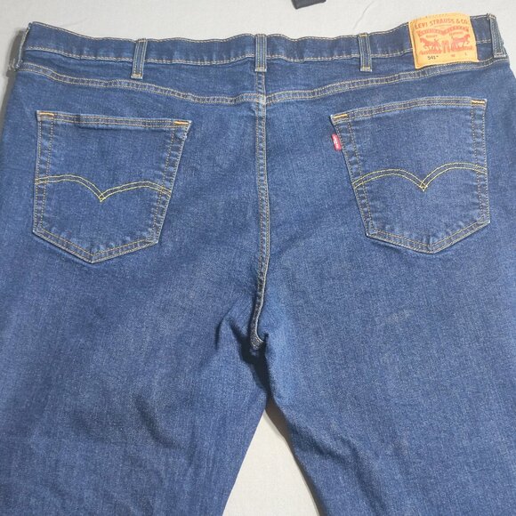 Levi's 541 jeans athletic taper men's W48L32 ink blue stretch - Picture 4 of 13